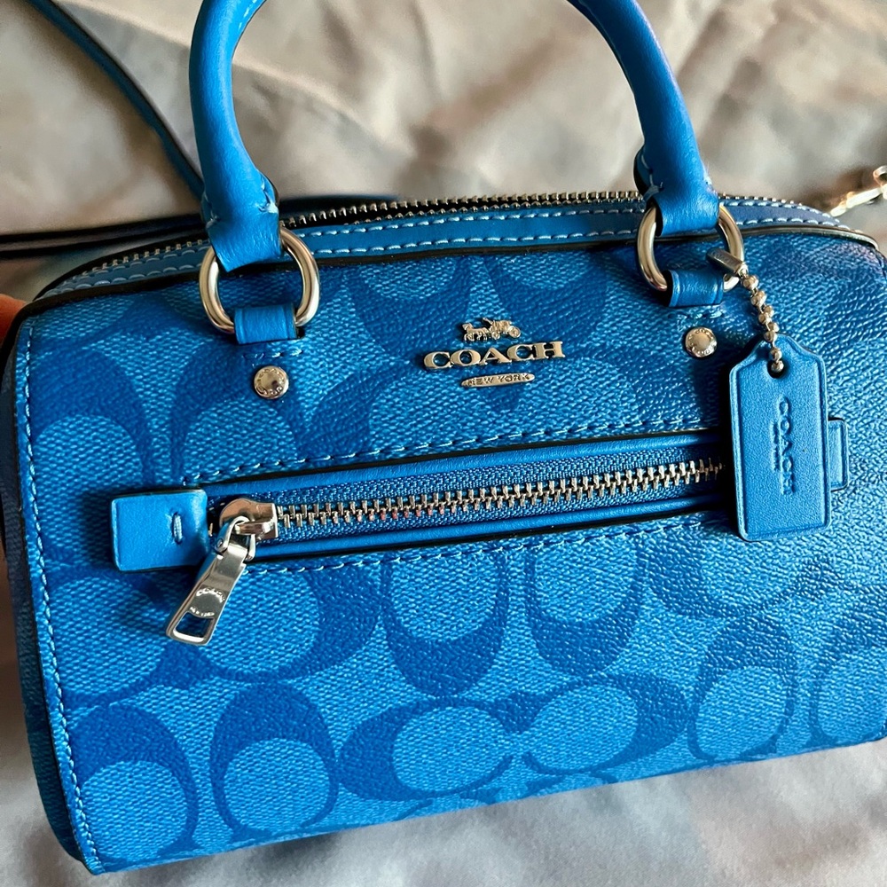 Coach Vibrant Blue Mini Bag